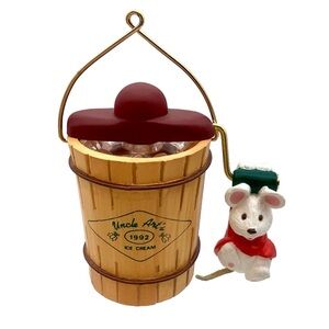 Hallmark 1992 “Uncle Art’s Ice Cream” Ornament